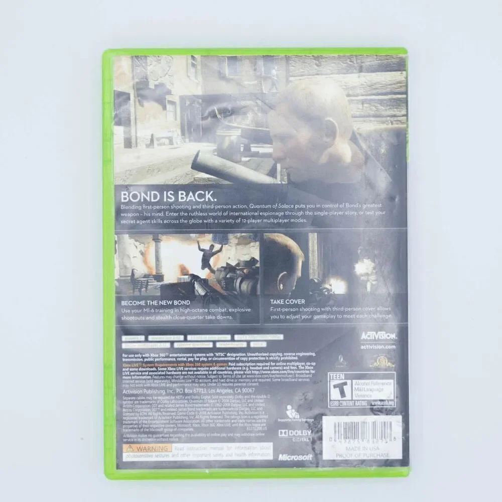 Xbox 360 007 Quantum of Solace